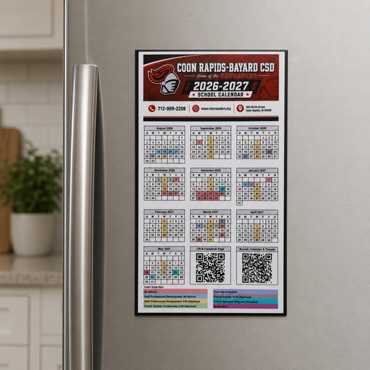 CR-B School Calendar 2026-27