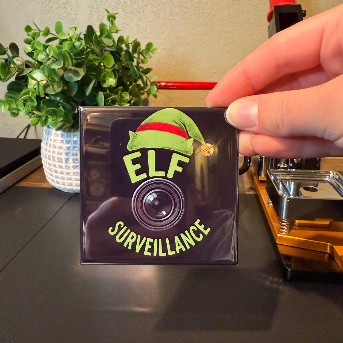 Elf Surveillance Magnet