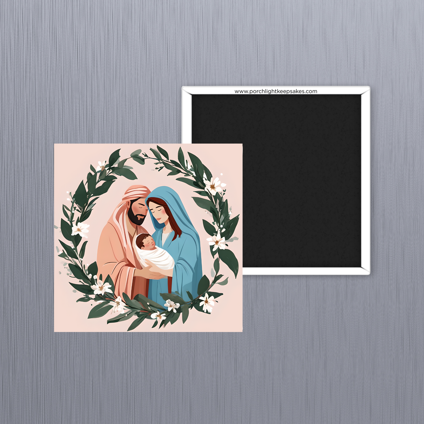 Holy Family in Wreath